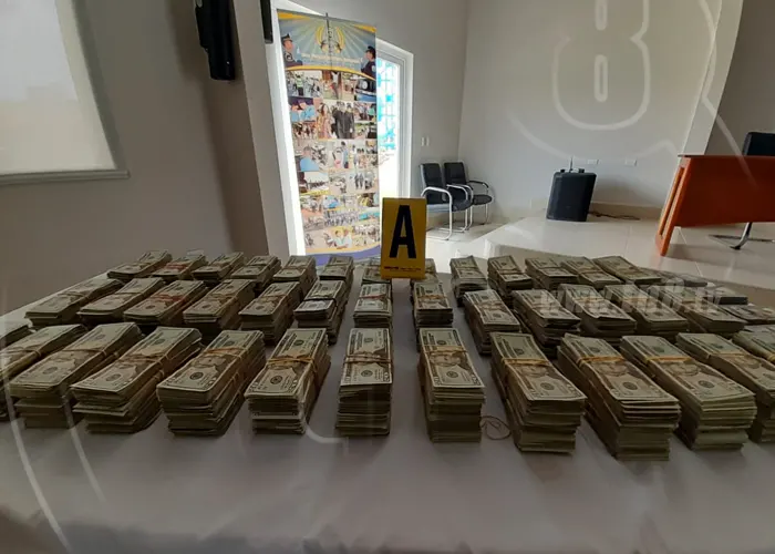 Policía incauta medio millón de dólares en Chinandega nicaragua