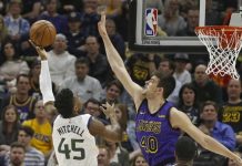 Jazz y Warriors con aplastantes victorias nba