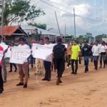 Caminata en Bilwi sobre la campaña de una vida sin consumo de drogas nicaragua