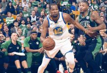 Warriors encadena 10mo triunfo al hilo, superan a Celtics celtics