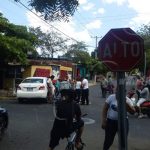 Irrespeto a señal de tránsito provoca otro accidente en Managua nicaragua