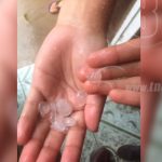 Cae granizo en Estelí nicaragua