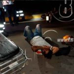 Por andar de ebrio motociclista choca con cuneta en Carretera Norte nicaragua