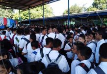 Inauguran con alegría el ciclo escolar 2020 en Tipitapa nicaragua