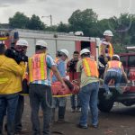 Efectúan simulacro de rescate de víctima en Batahola Sur nicaragua