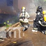 nicaragua, managua, ejercicio demostrativo, bomberos, incendio,