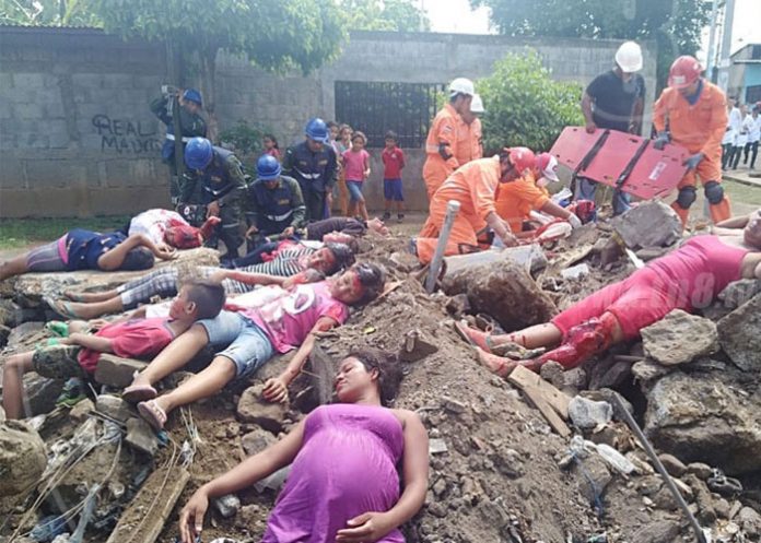 ejercicio-nacional-multiamenazaas-nicaragua nicaragua