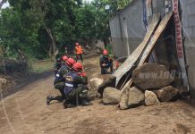 Familias de Lomas de San Judas participan en Ejercicio Multiamenazas nicaragua