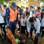 Hipótesis de tsunami en Ejercicio Multiamenazas de Masachapa nicaragua