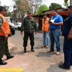 Ejército atento a incendios forestales y reconocimiento de puntos críticos nicaragua
