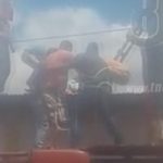 Obrero sufre potente descarga eléctrica encima de un techo en Estelí nicaragua