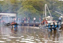 Sale material electoral para El Tortuguero y La Cruz de Río Grande nicaragua