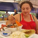 Nicaragüenses se deleitan con la Feria del Mar en la plaza 22 de Agosto managua