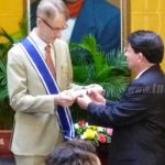 Nicaragua condecora con Orden José de Marcoleta a embajador saliente francés nicaragua