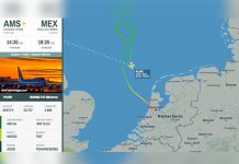Declaran el estado de emergencia en un vuelo Ámsterdam-México
