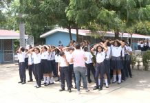 Bomberos capacitan sobre emergencias en colegio de Veracruz nicaragua