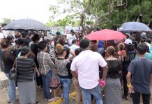 Emotiva despedida a joven asesinado en el Distrito VI de Managua nicaragua
