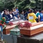 Víctimas de crecida de río son sepultados entre llantos y dolor en Carazo nicaragua