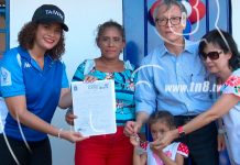 Familia del barrio Rubén Darío estrena vivienda solidaria numero 154 nicaragua