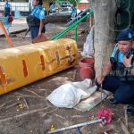 Encuentran escopeta artesanal y cartuchos en un parque de Managua nicaragua