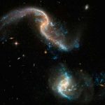 fusion de dos galaxias