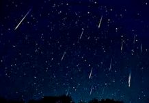 Lluvia de meteoros Eta-Acuáridas la noche del 5 al 6 de mayo