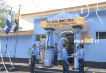 Inauguran nueva estación policial para mayor seguridad en el Jicaral nicaragua