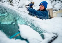 Fuertes tormentas cubren de nieve al centro de EE.UU estados unidos