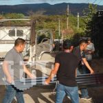 Familias afectadas por incendio reciben materiales de construcción en Estelí nicaragua