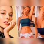Modelo «talla plus» imita el baile de Ester Expósito y se hace viral video viral