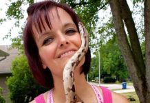 Encuentran muerta a una mujer con una pitón enrollada al cuello estados unidos