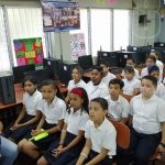 Dan charla sobre lavado de manos a estudiantes del Salomón Ibarra nicaragua