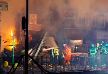 Al menos 4 heridos deja explosión de tienda en Reino Unido explosion en leicester