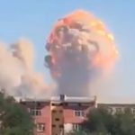 Evacúan una zona de Kazajistán por explosiones en un almacén kazajistan