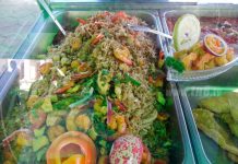 Alimentación nutritiva en la Feria del Mar de la Plaza 22 de Agosto nicaragua