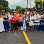 ALMA inaugura proyecto de calles para el pueblo en Bo. Camilo Chamorro nicaragua