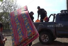 Gobierno y Alcaldía apoyan a familia que se le quemó la casa en Boaco boaco