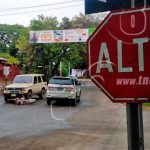 Motociclista termina en el hospital tras triple colisión en Managua nicaragua