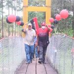 Inauguran puente colgante en Villa Nueva Siuna, Caribe Norte nicaragua