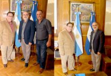 Embajador de Nicaragua visita a ministro de agricultura en Argentina nicaragua