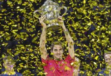 Federer domina a De Miñaur y alza su 10mo título de Basilea roger federer