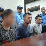 Femicida y cómplices fueron presentados en juzgados de Jinotepe nicaragua