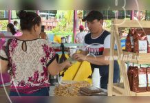 Familias nicaragüenses acuden a la feria en honor a la Patria nicaragua