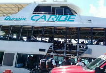 Explosión de un ferry en destino turístico de México deja 25 heridos mexico