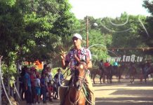 Villa El Carmen celebra con algarabía la tradicional carrera de cinta nicaragua