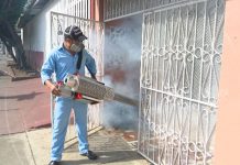 Exitosa jornada de fumigación en el barrio Costa Rica nicaragua