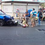 Motociclista fracturado al sufrir accidente cerca del Puente El Edén nicaragua