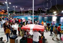Familias visitan espacios de recreación y paz en el centro de Managua nicaragua