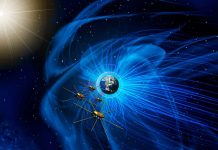 El campo magnético de la tierra se debilita rápidamente campo magnetico