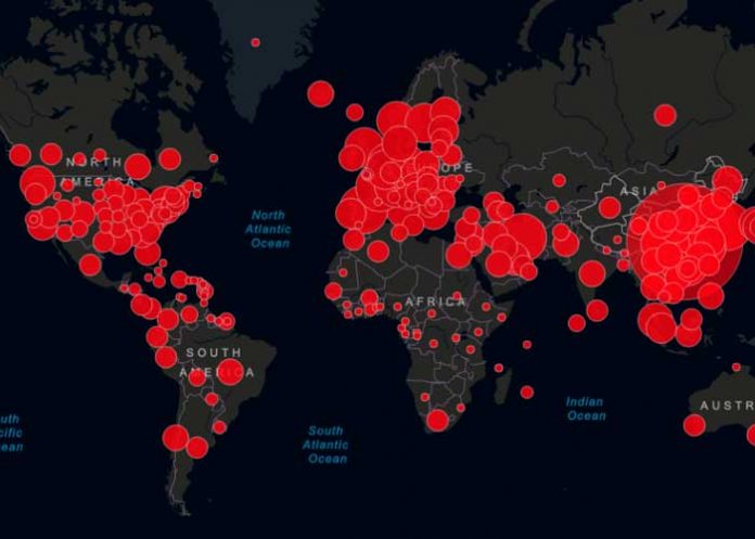 casos mundiales de coronavirus